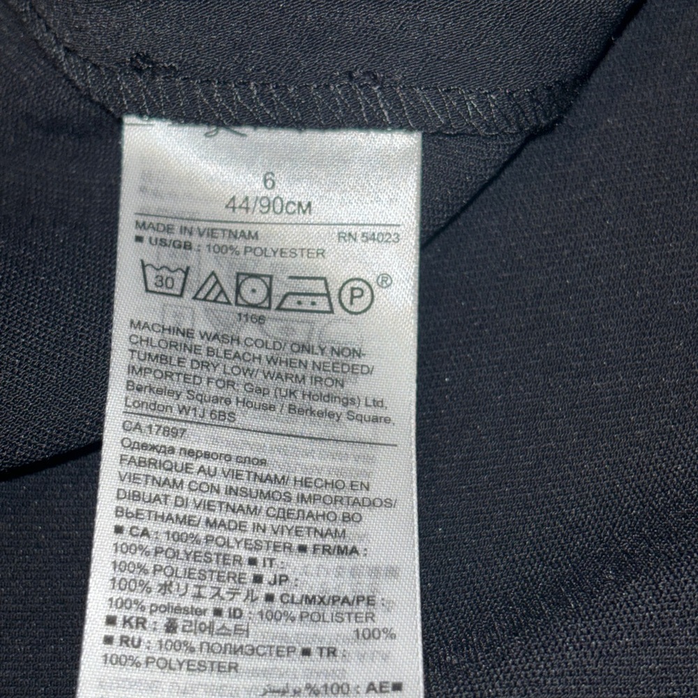 Banana republic black bow neck blouse - Picture 9 of 9